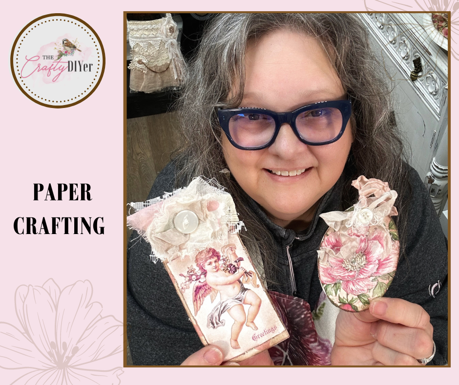 Paper craft projects ideas from the January Decoupage subscription supplies.