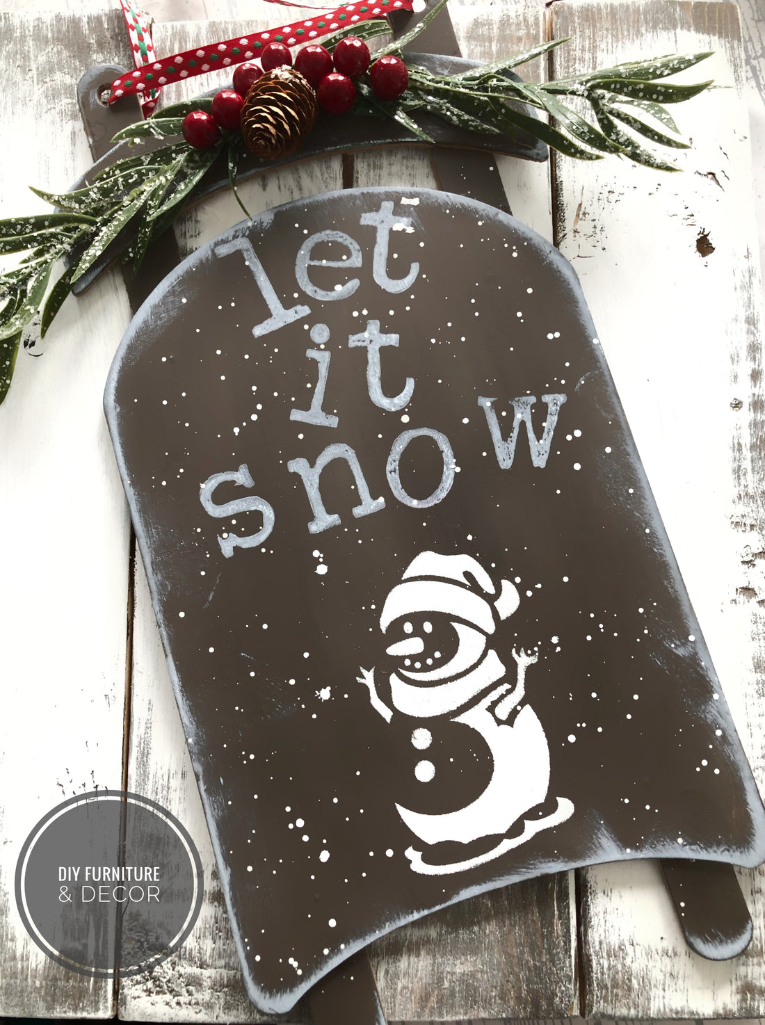 Let It Snow Sled