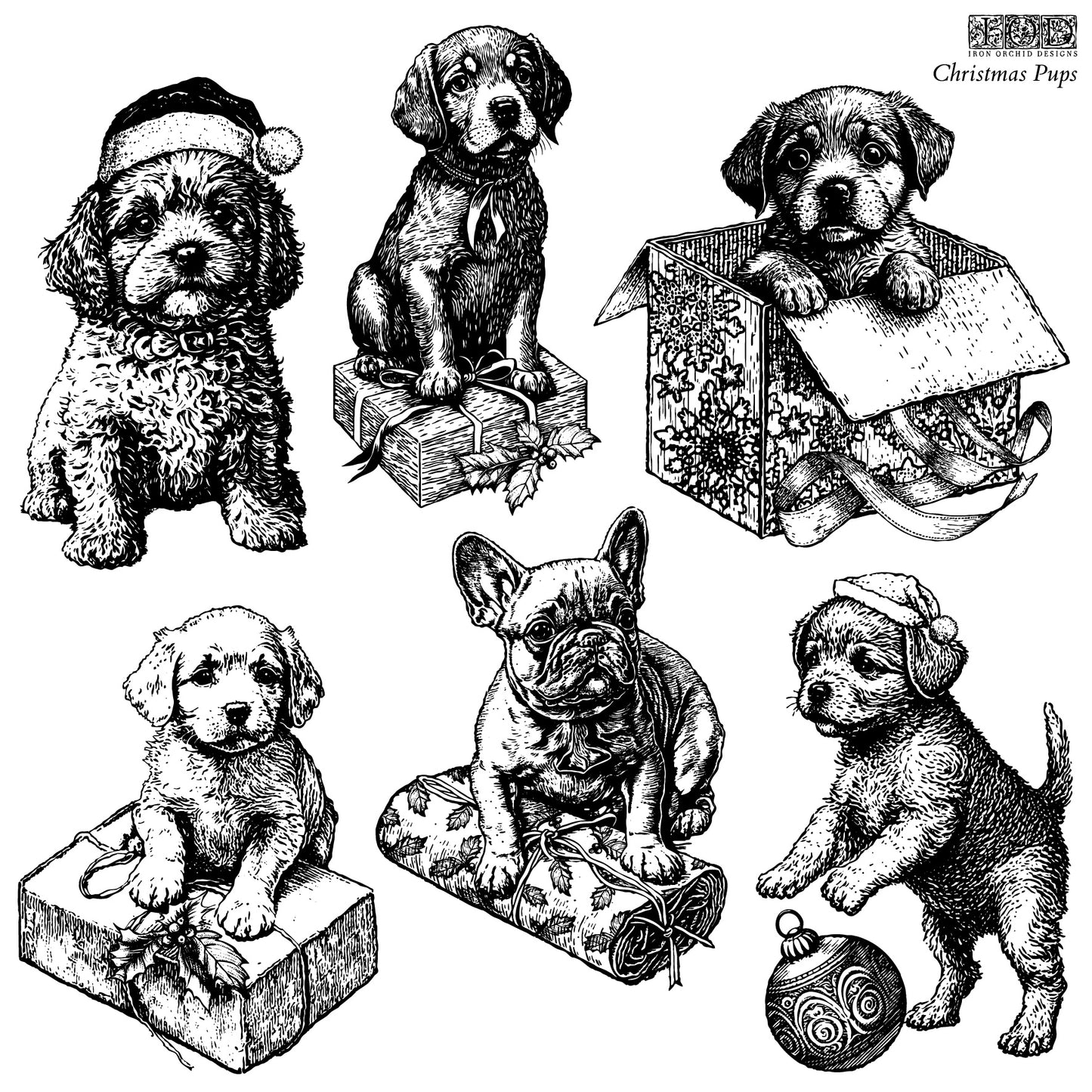 Christmas Pups Stamp *LIMITED EDITION*