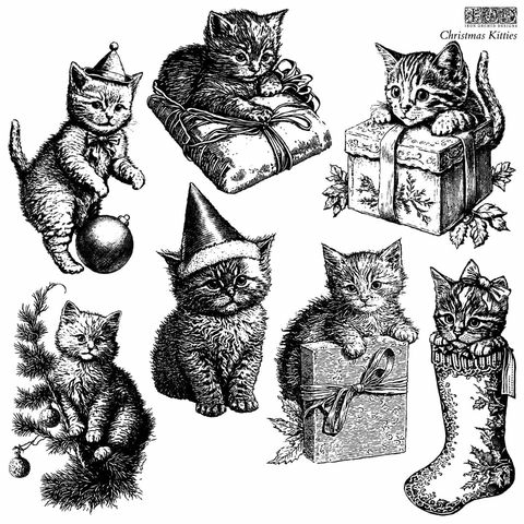 Christmas Kitties Stamp *LIMITED EDITION*