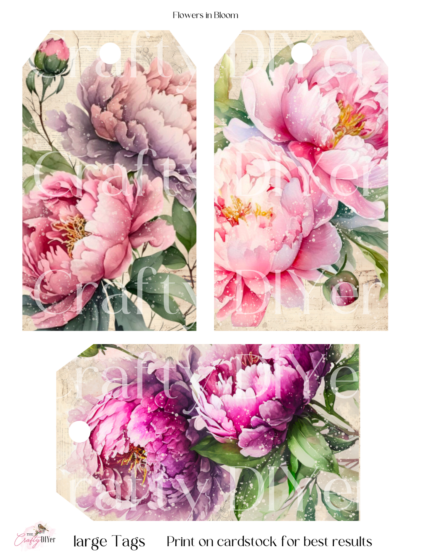Flowers in Bloom Digital Printables