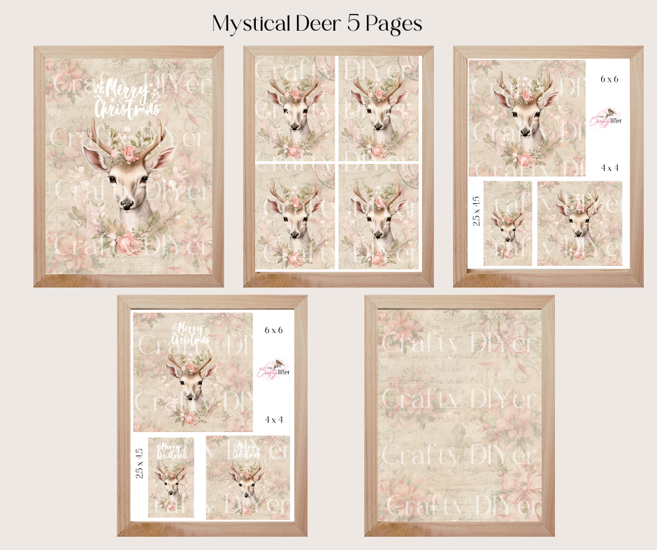 Mystical Deer Digital Print