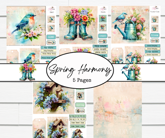Spring Harmony Digital Printables