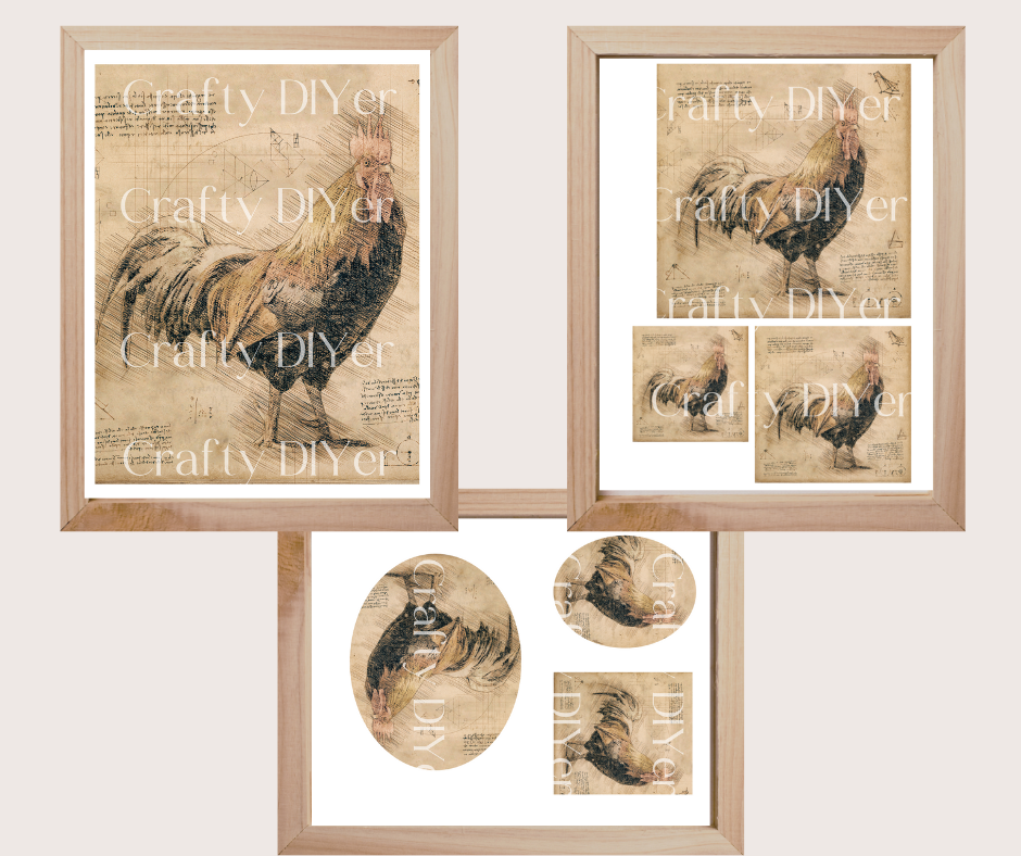 Vintage Rooster Printable Set