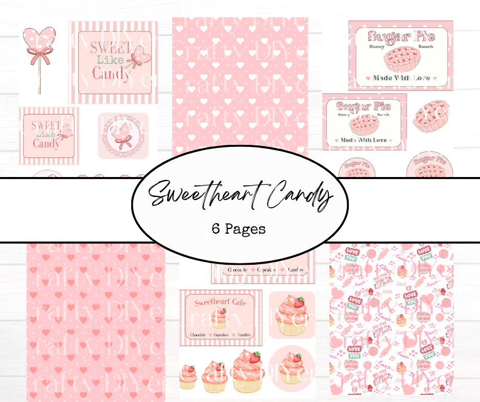 Sweetheart Candy Digital Printables