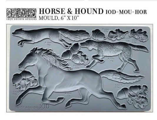 HORSE & HOUND IOD MOULD (6″X10″)