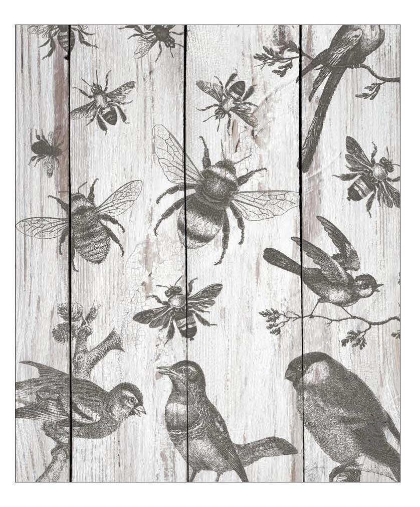 Birds And Bees Stamp
